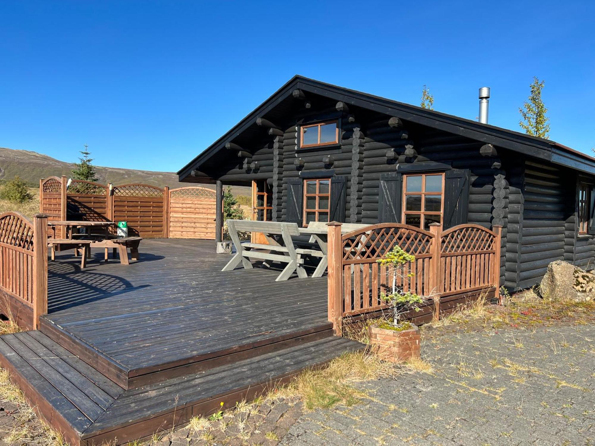 Cosy Cabin With Amazing View On The Geysir Blaskogabyggd Exterior foto